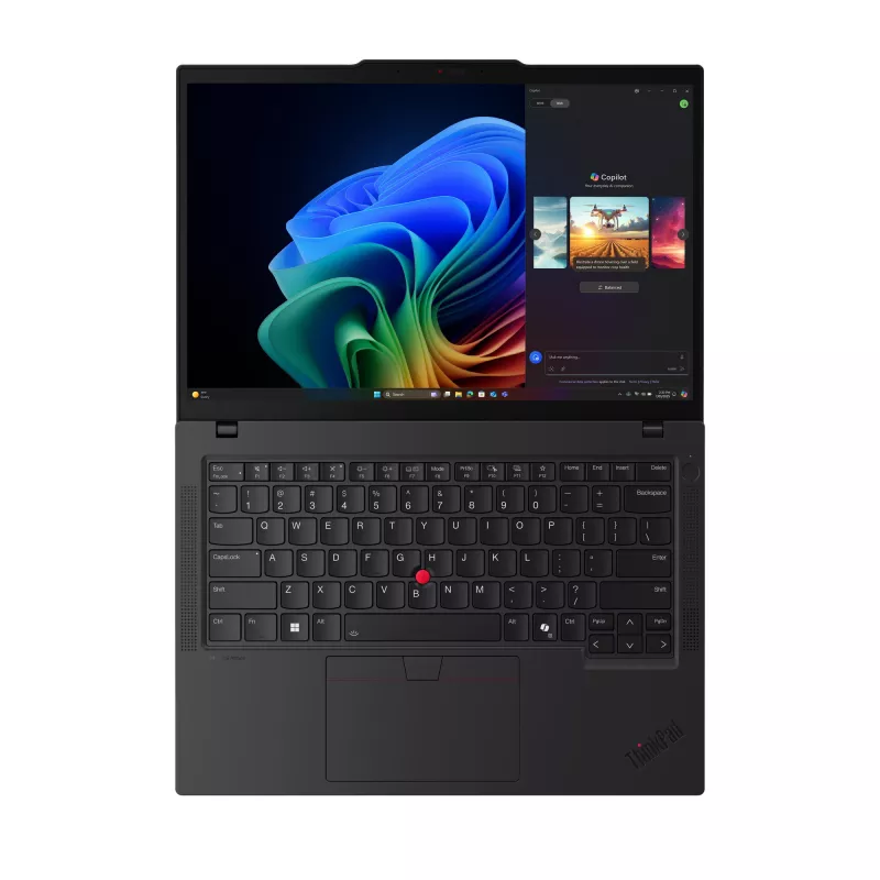 Lenovo ThinkPad T14 Gen 6 (AMD) Copilot+ PC AMD Ryzen™ AI 7 350 nešiojamas kompiuteris 35,6 cm (14 colių) WUXGA 32 GB DDR5-SDRAM 1 TB SSD Wi-Fi 7 (802.11be) Windows 11 Pro juoda