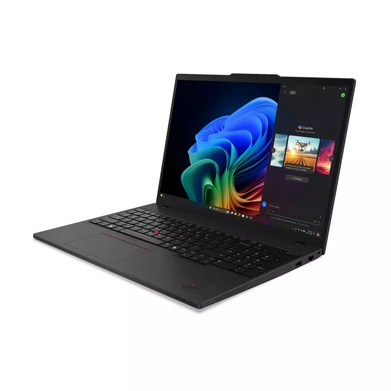 Lenovo ThinkPad T16 Gen 4 (AMD) Copilot+ PC AMD Ryzen™ AI 7 350 nešiojamas kompiuteris 40,6 cm (16 colių) WUXGA 32 GB DDR5-SDRAM 1 TB SSD Wi-Fi 7 (802.11be) Windows 11 Pro juoda