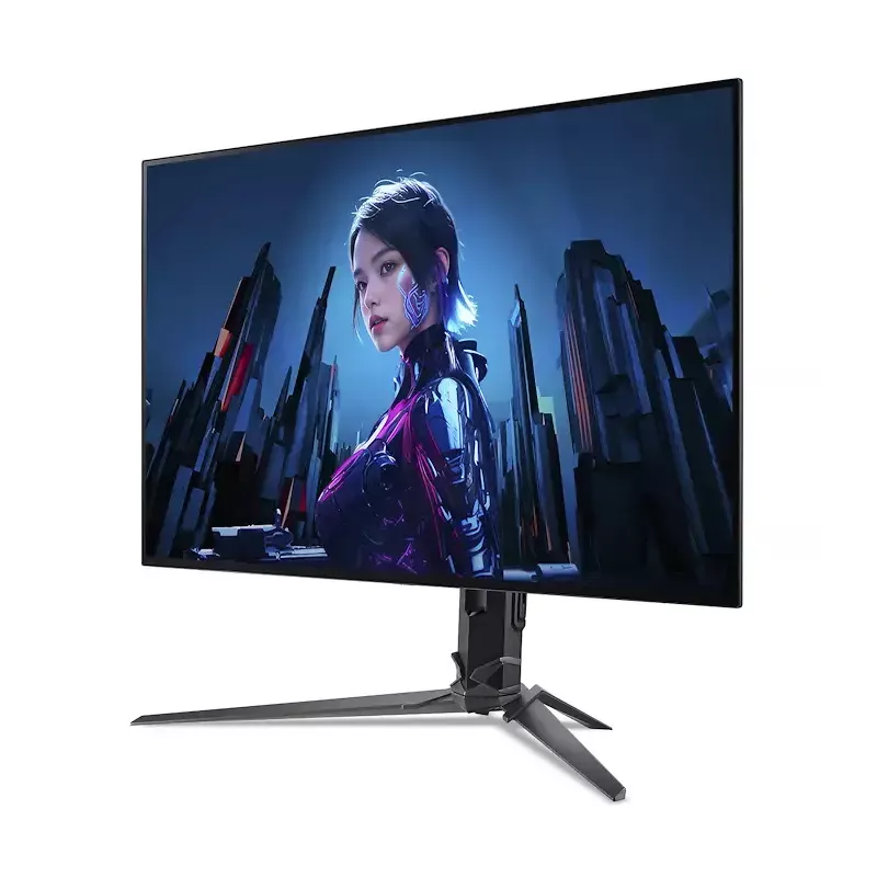 Acer Predator X32X3BMIIPHUZX kompiuterio monitorius 31,5 colio, 4K UHD QD-OLED 3840x2160, 240 Hz, 0,01 ms, USB-C, AMD FreeSync Premium, garsiakalbiai, VESA, reguliuojamas aukštis, juodas