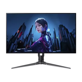 Monitorius Acer X32X3BMIIPHUZX 31,5 colio 4K UHD OLED 3840x2160, 0,01 ms, USB-C, garsiakalbiai, VESA, aukščio reguliavimas, juodas