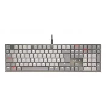 CHERRY KC 500 MX LP klaviatūra Home/Office USB QWERTZ vokiška pilka