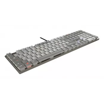 CHERRY KC 500 MX LP klaviatūra Home/Office USB QWERTZ vokiška pilka