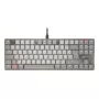 Mechaninė klaviatūra Cherry KC 500 MX LP TKL – QWERTZ vokiškas išdėstymas, USB, 88 klavišai, pilka