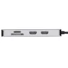 Targus DOCK423EU USB-C dokavimo stotelė su dviem HDMI, 100W PD, sidabrinė