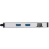 Targus DOCK423EU USB-C dokavimo stotelė su dviem HDMI, 100W PD, sidabrinė