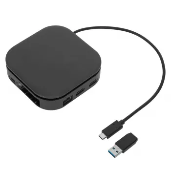 Targus DOCK116GLZ dokavimo stotelė / prievadų replikatorius, laidinis USB 3.2 Gen 2 (3.1 Gen 2) Type-C, juoda