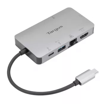 Docking stotelė Targus DOCK419, laidinė, USB 3.2 Gen 1 Type-C, pilka