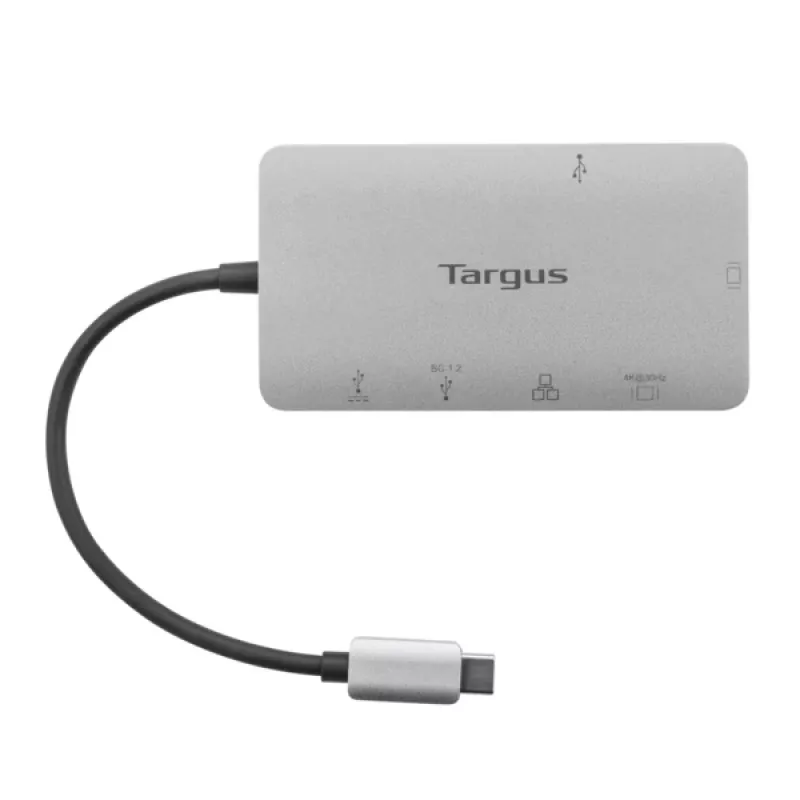 Docking stotelė Targus DOCK419, laidinė, USB 3.2 Gen 1 Type-C, pilka