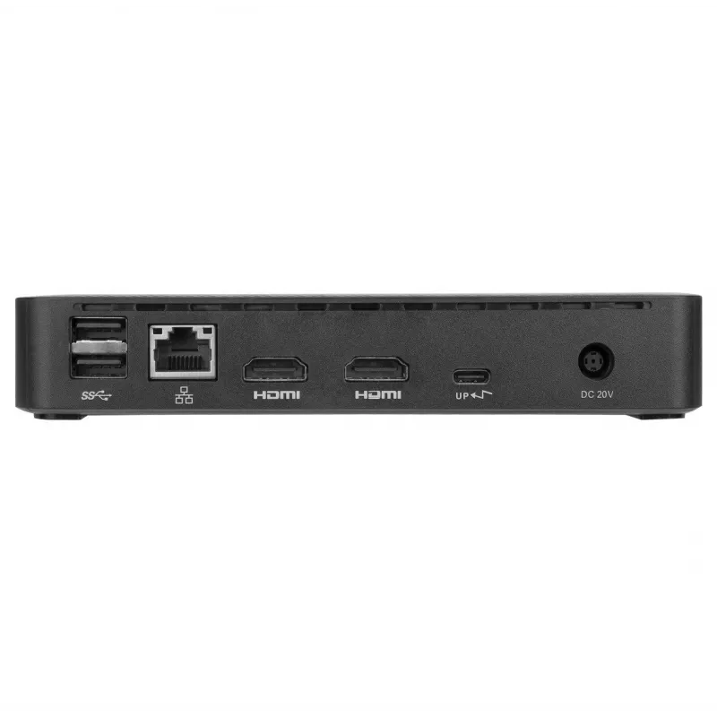 Targus DOCK310EUZ USB-C dokų stotelė su 65W įkrovimu, juoda