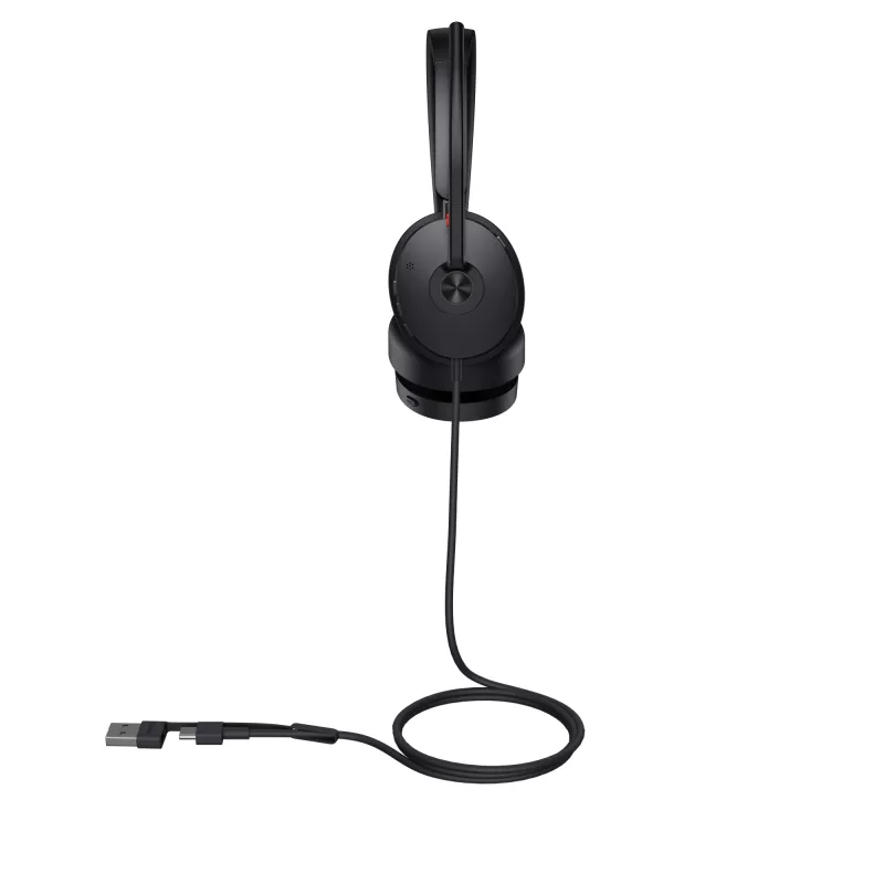Yealink UH48 Dual Teams USB-C/A ausinės, laidinės, skambučiams/muzikai, 20–20000 Hz, 169 g, juodos