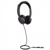 Yealink UH48 Dual Teams USB-C/A ausinės, laidinės, skambučiams/muzikai, 20–20000 Hz, 169 g, juodos