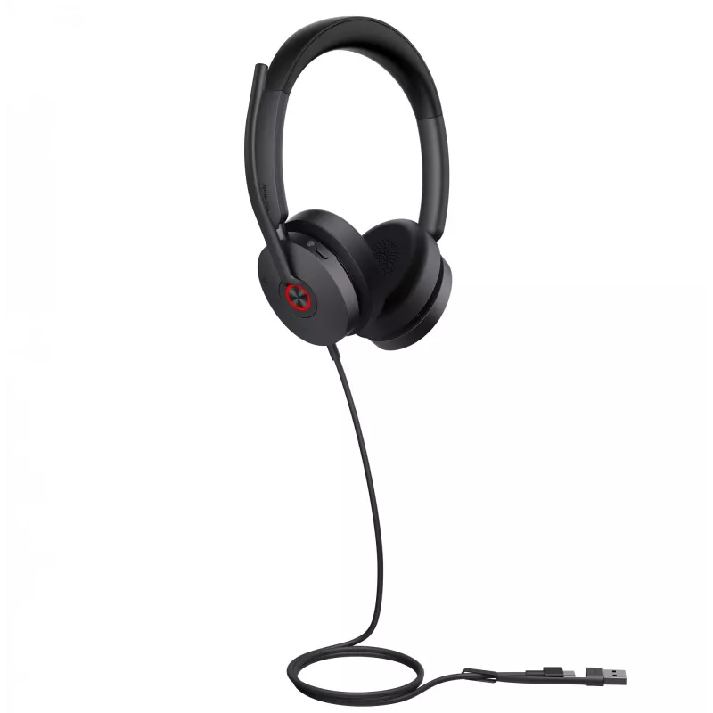 Yealink UH48 Dual Teams USB-C/A ausinės, laidinės, skambučiams/muzikai, 20–20000 Hz, 169 g, juodos