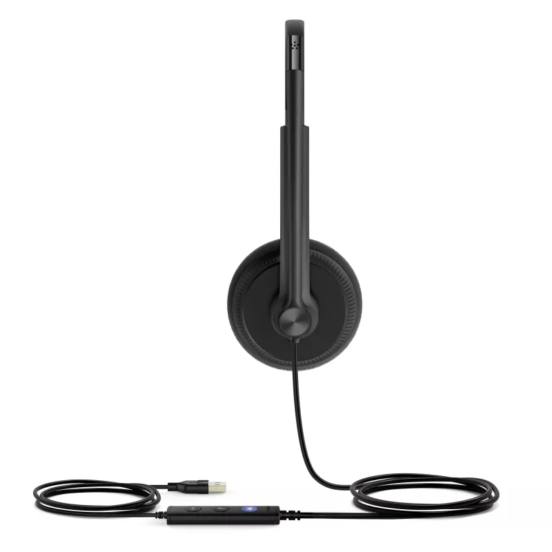 Yealink UH34 Lite Dual Teams ausinės, laidinės, 20–20000 Hz, biuras/skambučių centras, 110 g, juodos