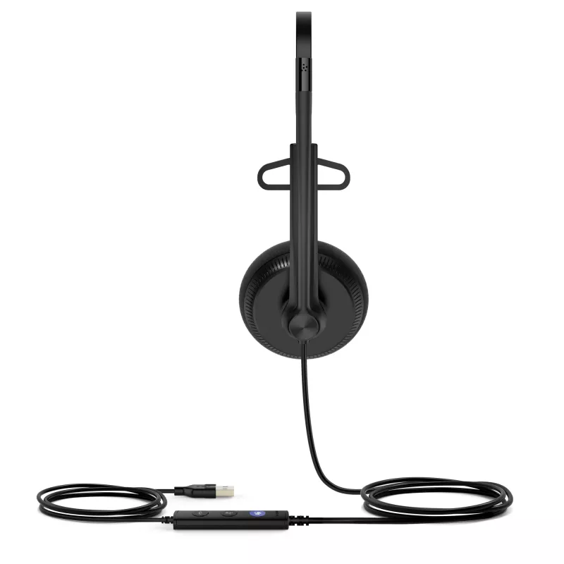 Yealink UH34 Lite Mono Teams ausinė, laidinė, 20–20000 Hz, biurui/skambučių centrui, 84 g, juoda