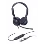 Yealink UH42 Dual UC USB-C/A ausinės, laidinės, skambučiai/muzika, 20-20000 Hz, 160 g, juodos
