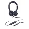 Yealink UH46 Dual Teams USB-C/A ausinės, laidinės, 20–20000 Hz, biurui/skambučių centrui, 166 g, juodos