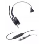 Yealink UH46 Mono Teams USB-C/A laidinis ausinių komplektas, biurui / skambučių centrui, 20-20000 Hz, 127 g, juoda
