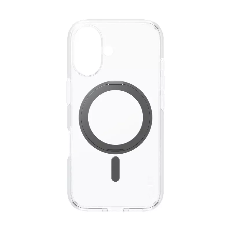 PanzerGlass CARE™ by ® Dėklas Skaidrus su Juodu Pėdeliu ir MagSafe iPhone 16