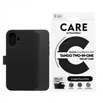 PanzerGlass CARE™ by ® Tango 2-in-1 Wallet Case su MagSafe, iPhone 16 Plus