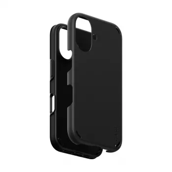 PanzerGlass CARE™ by ® Double Defense Case Black iPhone 16 – Dėklas