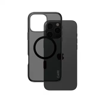 PanzerGlass CARE™ by ® Urban Combat Case Smokey su juodu MagSafe iPhone 16 Pro Max