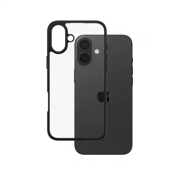 PanzerGlass CARE™ by ® Urban Combat Case Skaidrus su Juodu Rėmeliu iPhone 16 Plus
