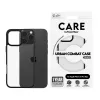 PanzerGlass CARE™ by ® Urban Combat Case permatomas su juodu rėmeliu, skirtas iPhone 16 Pro Max