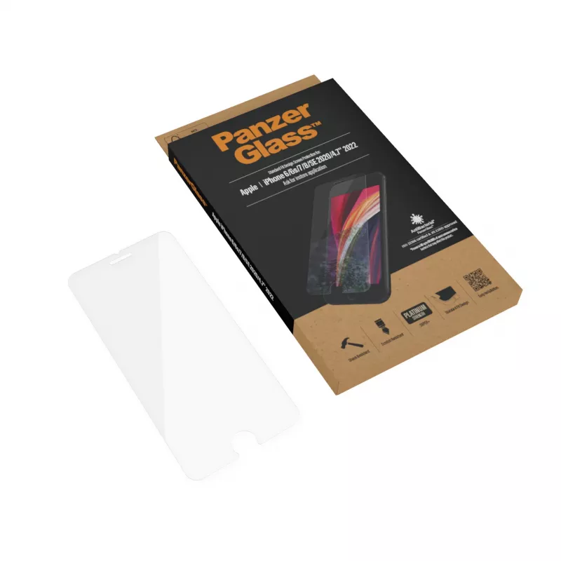 PanzerGlass® Apsauginis stiklas iPhone 8 | 7 | 6s | 6 | SE (2020/2022) | Standartinis