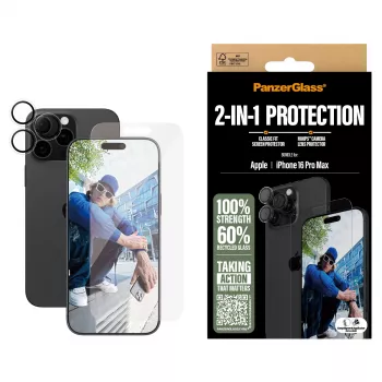 PanzerGlass 2-in-1 rinkinys iPhone 16 Pro Max B2876+1286