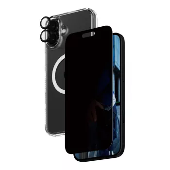 PanzerGlass ® 3 viename privatumo apsaugos rinkinys iPhone 16 Plus