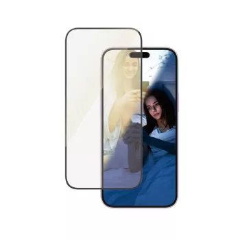 PanzerGlass® EyeCARE™ ekrano apsauginis stiklas iPhone 16 Plus | 15 Plus | Ultra-Wide Fit