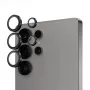 PanzerGlass® Hoops® fotoaparato objektyvo apsauga, juoda, skirta Samsung Galaxy S25 Ultra