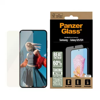 PanzerGlass ® All-in-One Ekrano apsauga Samsung Galaxy S25 | S24 | Ultra Wide Fit