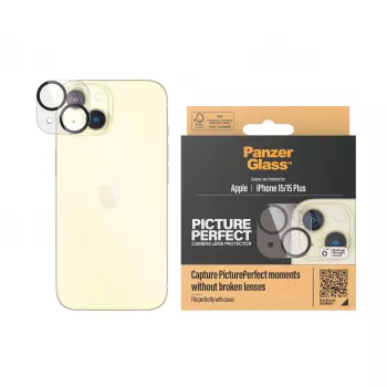 PanzerGlass ® PicturePerfect fotoaparato objektyvo apsauga iPhone 15 | 15 Plus
