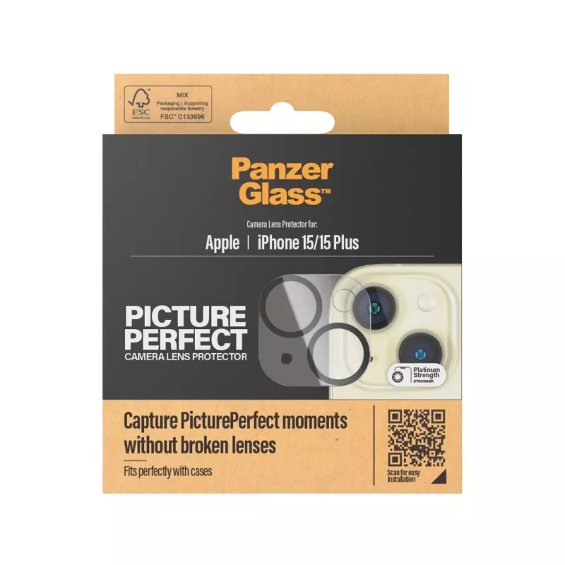PanzerGlass ® PicturePerfect fotoaparato objektyvo apsauga iPhone 15 | 15 Plus