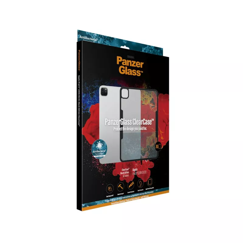 PanzerGlass® ClearCase™ iPad Pro 11″ (2018, 2020-2022) dėklas, juodas