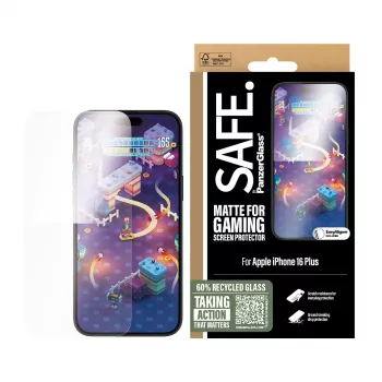 PanzerGlass SAFE. by ® Gaming Screen Protector iPhone 16 Plus | 15 Plus Ultra-Wide Fit