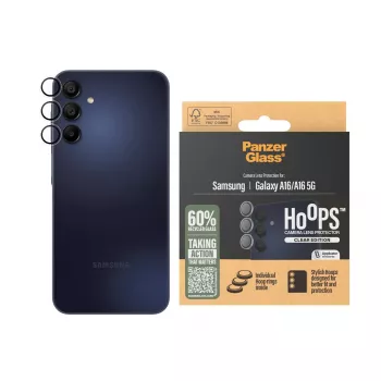 PanzerGlass® Hoops® apsauginis fotoaparato objektyvo stikliukas permatomas Samsung Galaxy A16 | A16 5G