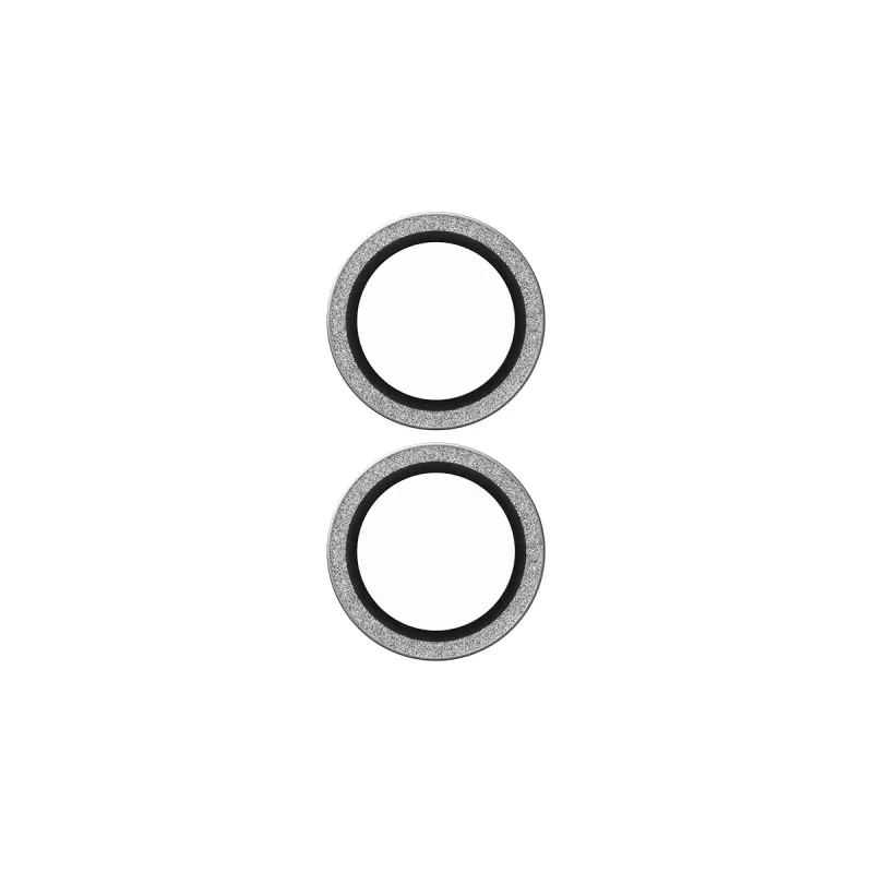 Apsauginiai objektyvų žiedai PanzerGlass SAFE. Glitter Silver iPhone '24 6,1 colio | 6,7 colio