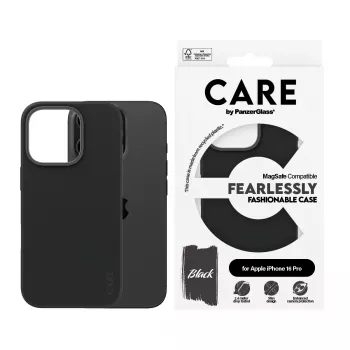 PanzerGlass CARE™ by ® Dėklas Black su MagSafe iPhone 16 Pro, Juodas