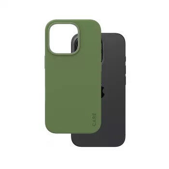 PanzerGlass CARE by ® Fashionable Case Green w. MagSafe iPhone '24 6.3 colio Pro