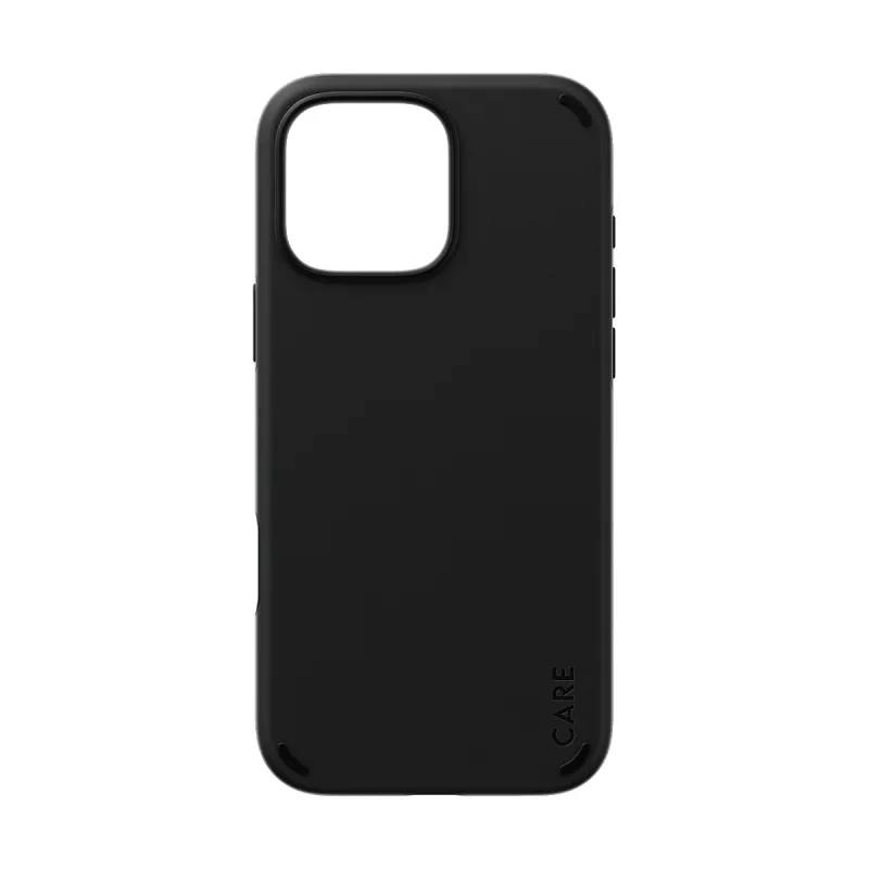 PanzerGlass CARE Feature Case Double Defense dėklas, skirtas „iPhone 16 Pro Max“ 6,9 colio, juodas