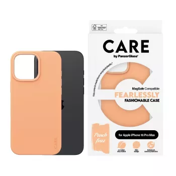 PanzerGlass CARE™ by ® Case Peachy su MagSafe iPhone 16 Pro Max