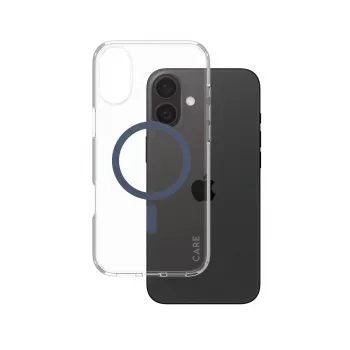 PanzerGlass CARE™ by ® Urban Combat Case permatomas su mėlyna MagSafe iPhone 16 Plus