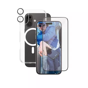 PanzerGlass® CARE by® Flagship 3-in-1 rinkinys iPhone 16 Plus