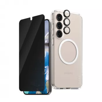 PanzerGlass® | CARE by® Flagship 3-in-1 Privatumo rinkinys Samsung Galaxy S25+
