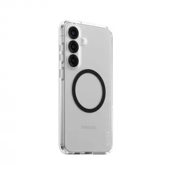 PanzerGlass CARE™ by ® Urban Combat Case Skaidrus su Juodu Qi Suderinamas Samsung Galaxy S25+