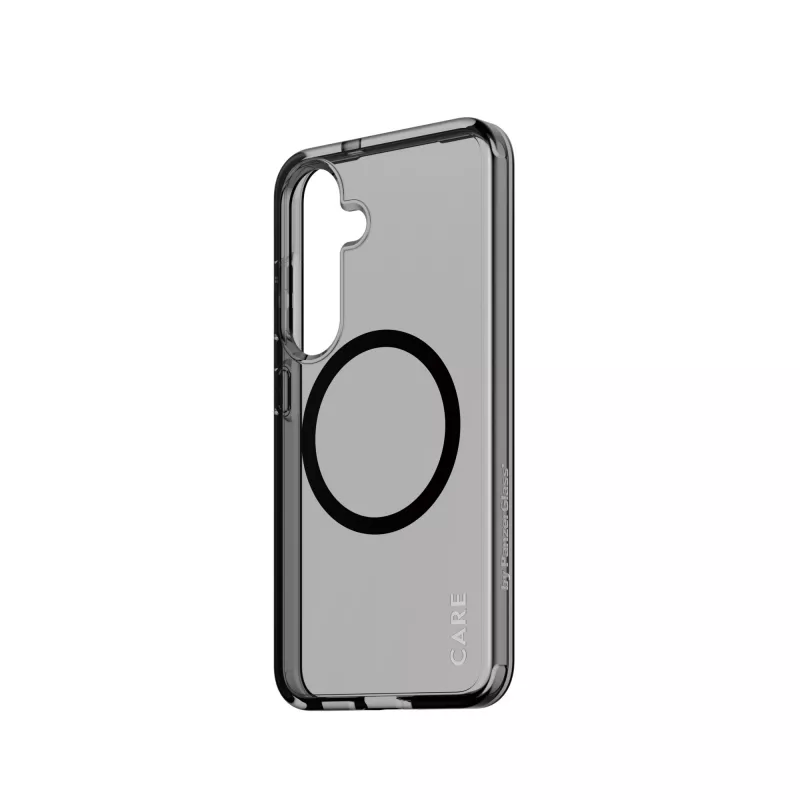 PanzerGlass CARE™ by ® Urban Combat Case Smokey su Juodu Qi suderinamas Samsung Galaxy S25
