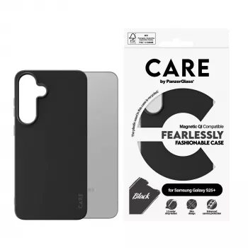 PanzerGlass CARE™ by ® dėklas Black su Qi suderinamumu Samsung Galaxy S25+