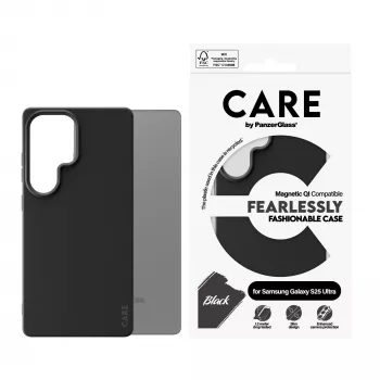 PanzerGlass CARE™ by ® Case Black w. Qi Compatible Samsung Galaxy S25 Ultra